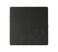 Simon 82 Concept | Tecla doble persianas sin enclavamiento negro mate SIMON 8200029-098