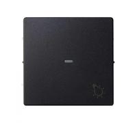 Simon 82 Concept | Tecla individual pulsador con visor + luz negro mate SIMON 8200016-098