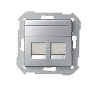 Simon 82006-33 placa de pared y cubierta de interruptor Aluminio