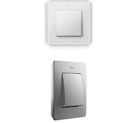 Simon 8200610-230 placa de pared y cubierta de interruptor Blanco