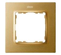 Simon 8200617-095 placa de pared y cubierta de interruptor Oro