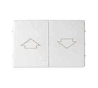 Simon 82028-30 - Tecla Persianas S-82, color Blanco Nieve