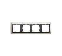 Simon 82844-33 placa de pared y cubierta de interruptor Aluminio
