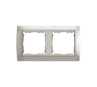 Simon 82924-33 placa de pared y cubierta de interruptor Aluminio