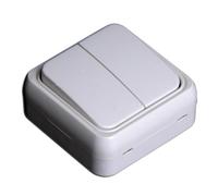Simon alfa superf.blanco conmutador doble ms131801