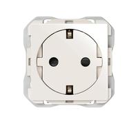 SIMON - BASE DE ENCHUFE CLEAN SCHUKO MODULAR, SERIE 270, 250V, 16A, INTERIOR, FÁCIL MONTAR, SISTEMA MAGNÉTICO AUTO-COVER Y EMBORNAMIENTO TORNILLO, INCLUYE TAPA Y MECANISMO, BLANCO