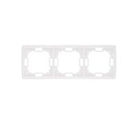 Simon Basic Standard 5902787568412 BMR3/11 - Marco universal de 3 vías, color blanco