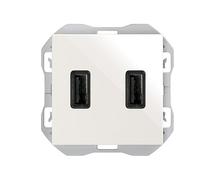 SIMON - CARGADOR DOBLE USB 3.1A Simon 270 BLANCO 20000196-090
