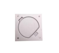 Simon Connect 842643603797 - Caja de inserción KSE IP66 con tapa y enchufe K45 individual con/U 16A IP20 acero inoxidable KSE2/23/72 kontakt-simon