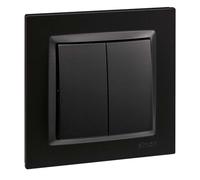 Simon doble conmutador negro serie 10 f1090397038
