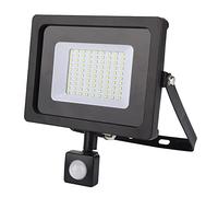 Simon - Foco Led para Exterior e Interior, Sensor de Movimiento, Ideal para Patio o Jardín, Foco de Luz Pared, Duración 30.000hs, Luz Blanca Fría, 2700lm/30W, IP44, Color Negro
