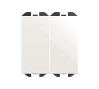 SIMON - Interruptor Conmutador Doble, Serie Simon 270, Interruptor de Pared, Fácil de Instalar, Empotrable, Apto para Interiores (IP20), Color Blanco (20001201-090)