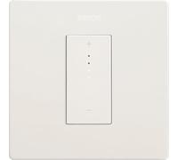 SIMON - KIT interruptor regulable conectivo de empotrar blanco, Serie Simon 270, Interruptor de Pared Plano y Fino desde tu Smartphone, Incluye Marco, Tapa y Mecanismo, Color blanco