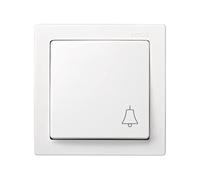 Simon M113487 - Pulsador campana blanco 73