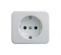 Simon M113491 - Tapa base enchufe toma tierra blanco 75