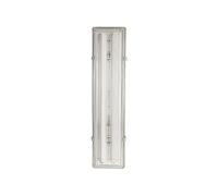 Simon Pantalla iluminacion estanca led 2x9w 1800lm 6400k ip65 66,5x13x9cm Acero/PVC ti