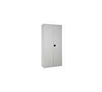 Simonrack Armario metálico Simonlocker para garaje 4 estantes 2 puertas con llave 1800x800x400mm Gris