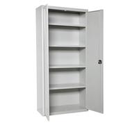 Simonrack Armario metálico Simonlocker 4 estantes 2 puertas con llave 1800x600x400 Gris
