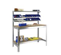 Simonrack Banco de Trabajo Taller BT1 - Mesa Galva/Madera, carga 600 kg, 1445x1510x760 mm