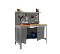 Simon Rack Banco de Trabajo con Panel Perforado y Cabina 1210x610 mm - BT3