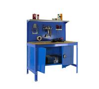 Simon Rack Banco de Trabajo con Panel Perforado y Cabina 910x610 mm - BT3