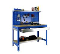 Simonrack Banco de trabajo BT3 con panel perforado y cajón 1210x610 mm