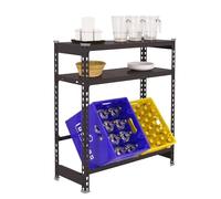 Simon Rack Estantería Cajas de Bebidas para 2 Cajas - Simonbottle | 2 Estantes, 1000x800x300 mm, Antracita, Pintura anticorrosión, Montaje sistema clic