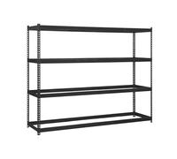 Simon Rack Estanteria Industrial, 2000x1200x750 mm, 400 kg de Punto Flexión, 4 Alturas, Sin Bandejas, Estanterias Almacenaje, Estanterias Metalicas, Antracita - SimonTaller