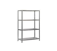 Simon Rack Estanteria Metalica 1500x800x400 mm, 4 Alturas, Bandeja Metal, 75 kg de Punto Flexión, Estanteria Almacenaje, Galvanizado - Advantage