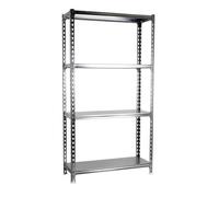 Simon Rack Estanterias Metalicas, 1500x1000x500 mm, 4 Baldas de Metal, 180 kg de Punto Flexión, Estanterias Almacenaje, Galvanizado - Simonclick