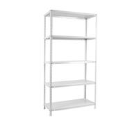 Simonrack Estantería metálica Comfort 1800x900x300 mm 5 baldas Blanca