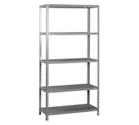 Simon Rack Estanterias Metalicas 1800x900x400 mm, 5 Baldas Metalica, 100 kg de Punto Flexión, Estanterias Almacenaje, Gris - Comfort