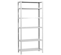 Simon Rack Estanterias Metalicas 2000x800x400 mm, 6 Baldas Metalica, 100 kg de Punto Flexión, Estanterias Almacenaje, Blanca - Comfort