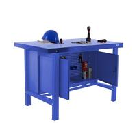 Simonrack - Banco de trabajo BT6 - 600 kg, 830x1200x730 mm, mesa y guarda herramientas, azul