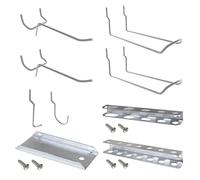 Simonrack Bolsa accesorios Panelclick AC012, 9 piezas (6 ganchos acero galvanizado + 3 accesorios)
