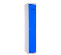 Simonrack Taquilla vestuario metálica Simonlocker 1 puerta incluye llave 1800x400x500mm Gris/Azul