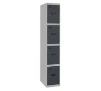 Simon Rack Taquilla Vestuario 4 Puertas 1800x400x500 mm - Simonlocker