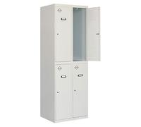 Simonrack Estantería Simonlocker prof.mon.tandem 2/4 300 (600) Gris Montada 1800x600x500 mm