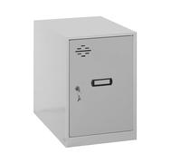 Simonrack Taquilla de vestuario metálica Pequeña 475x300x500 mm Incluye llave Gris
