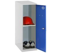 Simonrack Taquilla vestuario Simonlocker 915x300x500 mm armario metálico, incluye llave Gris/Azul