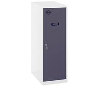 Simonrack Taquilla vestuario Pequeña 915x300x500 mm Incluye llave Blanco/Antracita