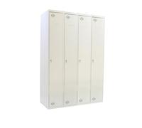 Simon Rack Taquillas Vestuario Metálica, 1800x1600x500 mm, 1 Puerta, 4 Módulos, Incluye Llave, Gris - Simonlocker