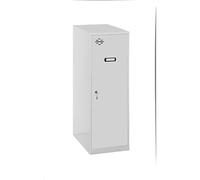 Simon Rack Taquillas Vestuario Pequeña, 915x300x500 mm, Amario Metalico Pequeño, Incluye Llave, Gris/Oscuro - Simonlocker