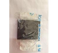 Simon - Tecla Con Visor Módulo Ancho Gris / Plateado Doble Enchufe