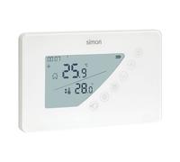 Simon Termostato digital programable semanal Blanco 160 x 18 x 100 mm