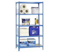 Simonrack Estantería metálica Simonclick Megaplus 2000x1200x500 mm 5 baldas 200 kg Azul/Galva