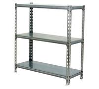Simonclick Estantería metálica Megaplus (Al x An x Pr: 90 x 120 x 40 cm, Capacidad de carga por balda: 200 kg, Número de baldas: 3 ud., Inserción,...