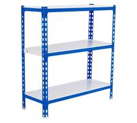 Simonclick Estantería metálica Plus (Al x An x Pr: 100 x 100 x 50 cm, Capacidad de carga por balda: 180 kg, Número de baldas: 3 ud., Inserción,...
