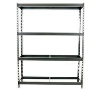 Simonforte Estantería para cargas pesadas (Al x An x Pr: 200 x 150 x 90 cm, Número de baldas: 4 ud., Inserción, Gris, Capacidad de carga por balda:...