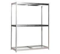 Simonforte Estantería para cargas pesadas (Al x An x Pr: 200 x 180 x 45 cm, Número de baldas: 5 ud., Inserción, Galvanizado, Capacidad de carga por...